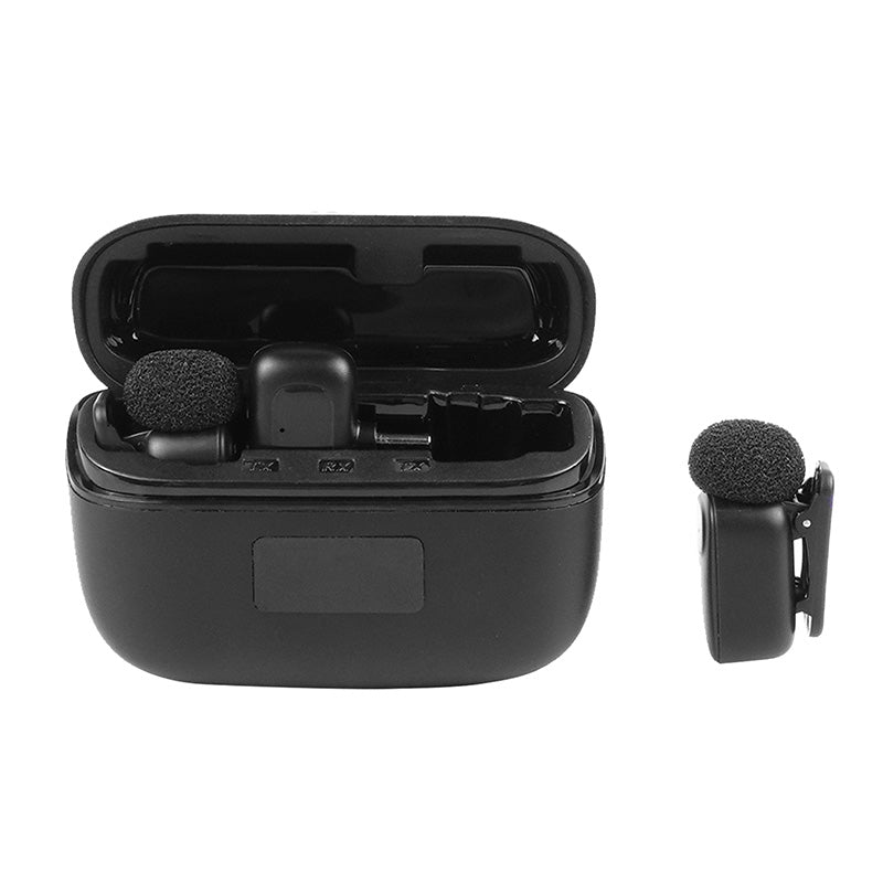 VCOM AirMic Duo Wireless Lavalier Microphone – USB-C Clip-on Mic for Phone, Camera & Streaming