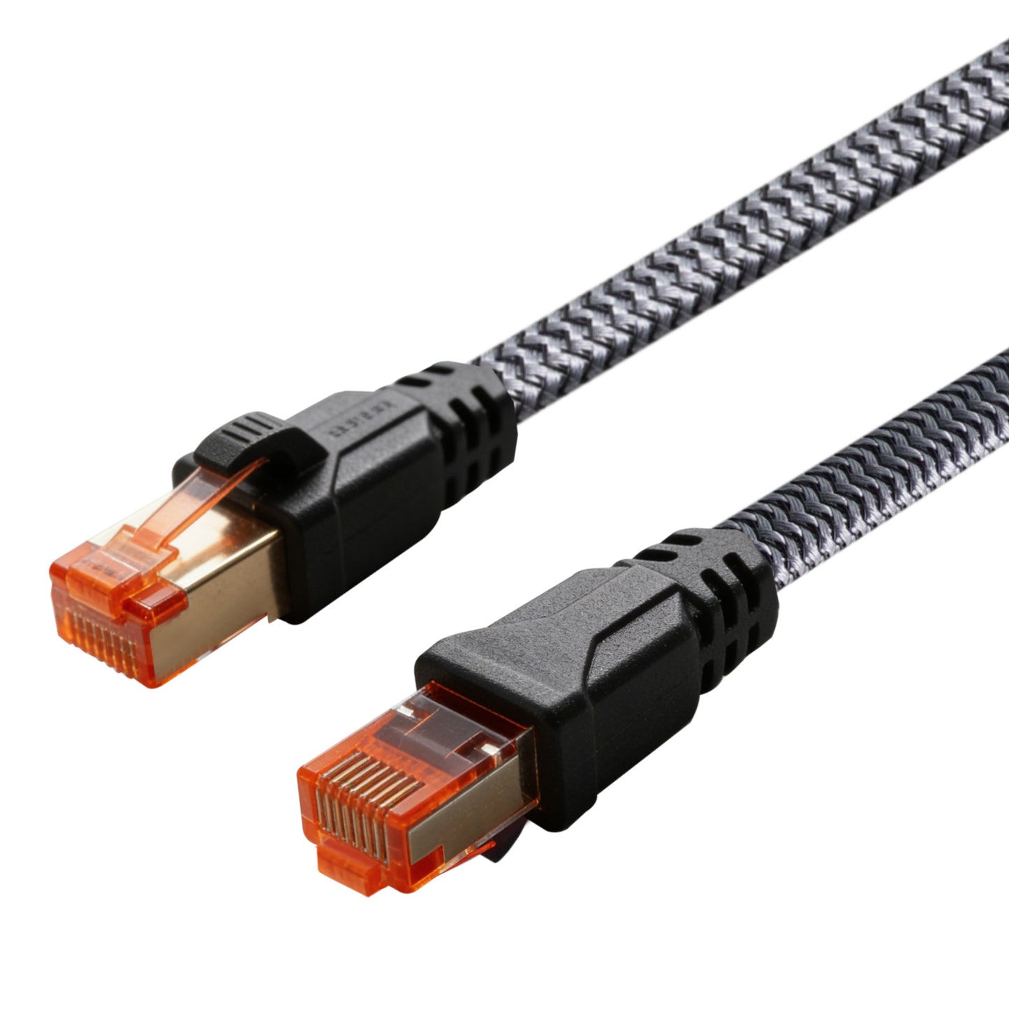 VCOM Cat8 Flat Ethernet Cable 40Gbps – S/FTP Shielded RJ45 LAN Cable