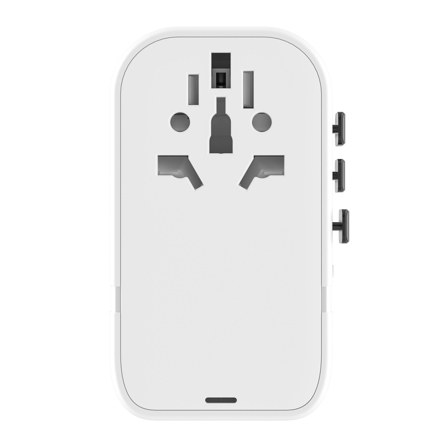 VCOM Dual Mode Travel Adapter with USB Fast Charging – For 100–240V Dual Voltage Devices