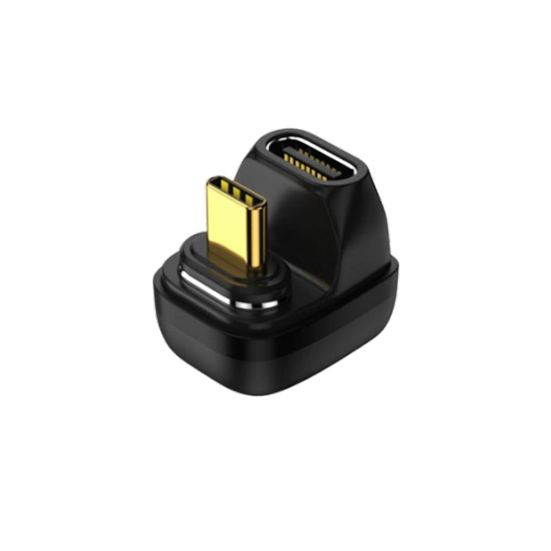 VCOM USB-C U-Shaped Adapter 40Gbps, 100W USB-C Male to Female U-Turn Adapter with 8K@60Hz Video