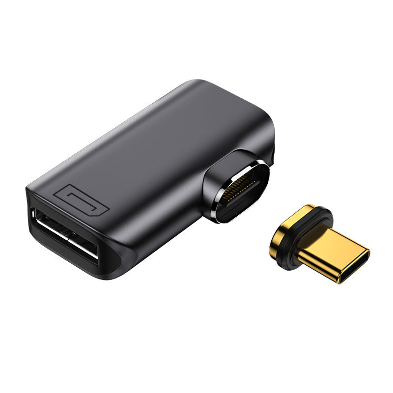 VCOM USB-C to DisplayPort Adapter 8K – Magnetic 90° USB-C to DP Converter, 32.4Gbps Bandwidth