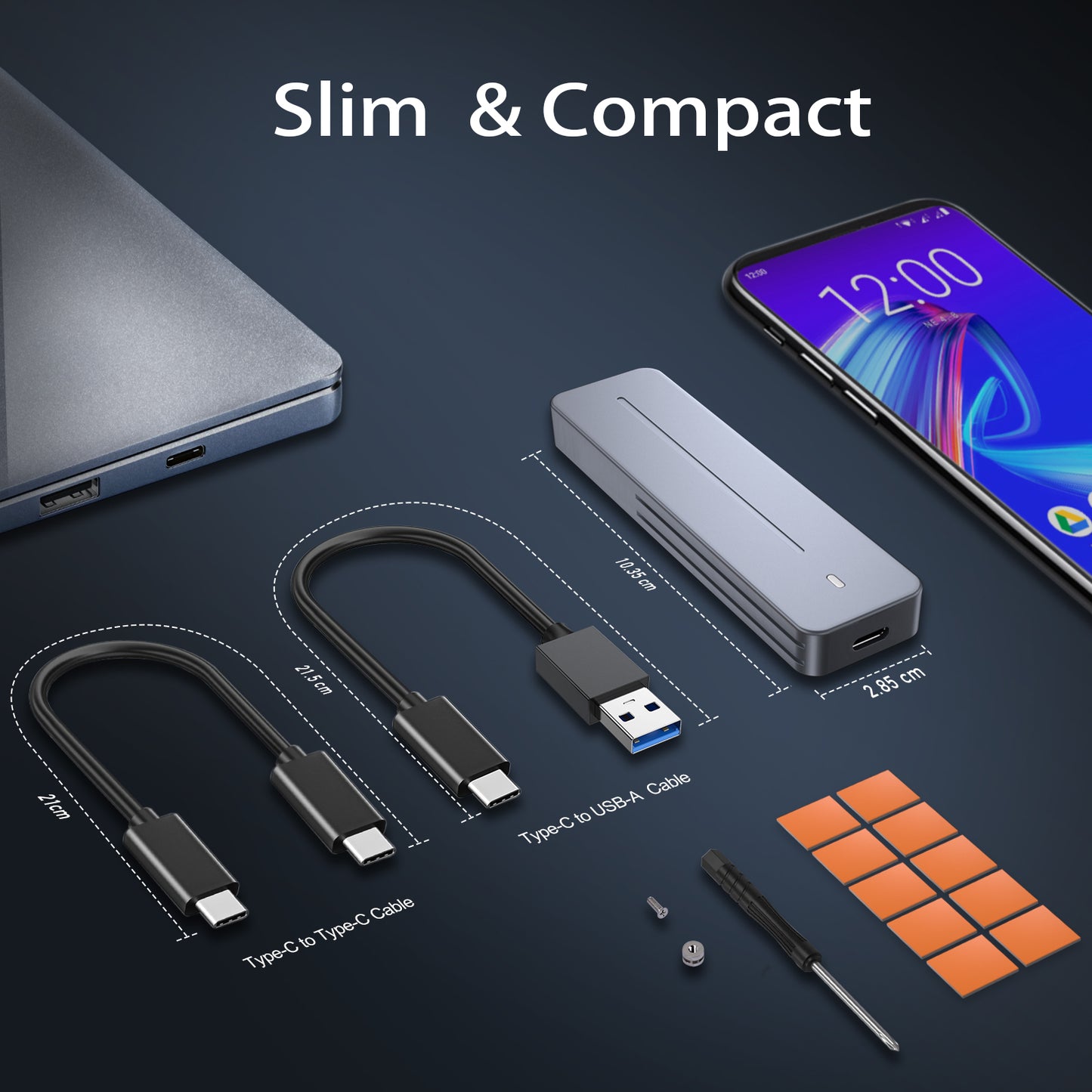 VCOM M.2 NVMe SSD Enclosure