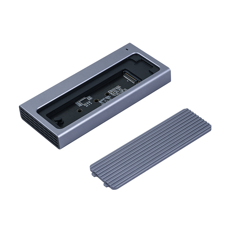 VCOM NVMe Enclosure M.2 to USB-C - Compatible with NVMe & SATA SSDs