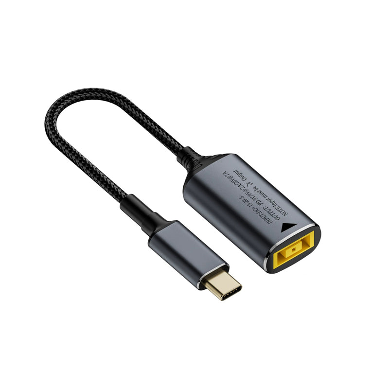 VCOM Lenovo DC to USB-C Converter 140W – DC Power to USB-C Male Adapter for Laptop Charging