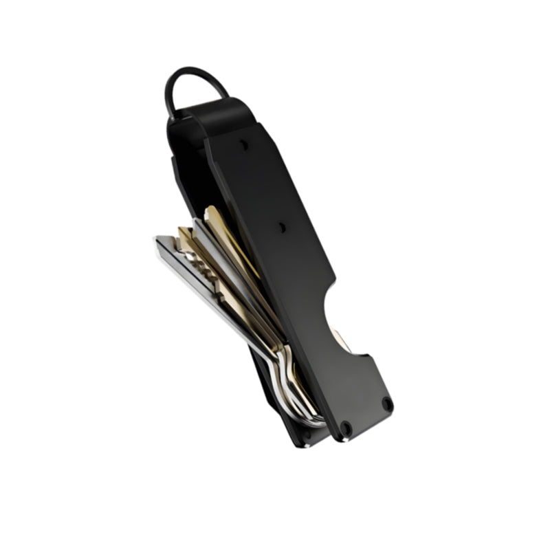 VCOM Key Organizer with Apple Find My Network, Bluetooth Smart Key Holder Tracker for iPhone, Compact Key Organizer with Built-in Locator