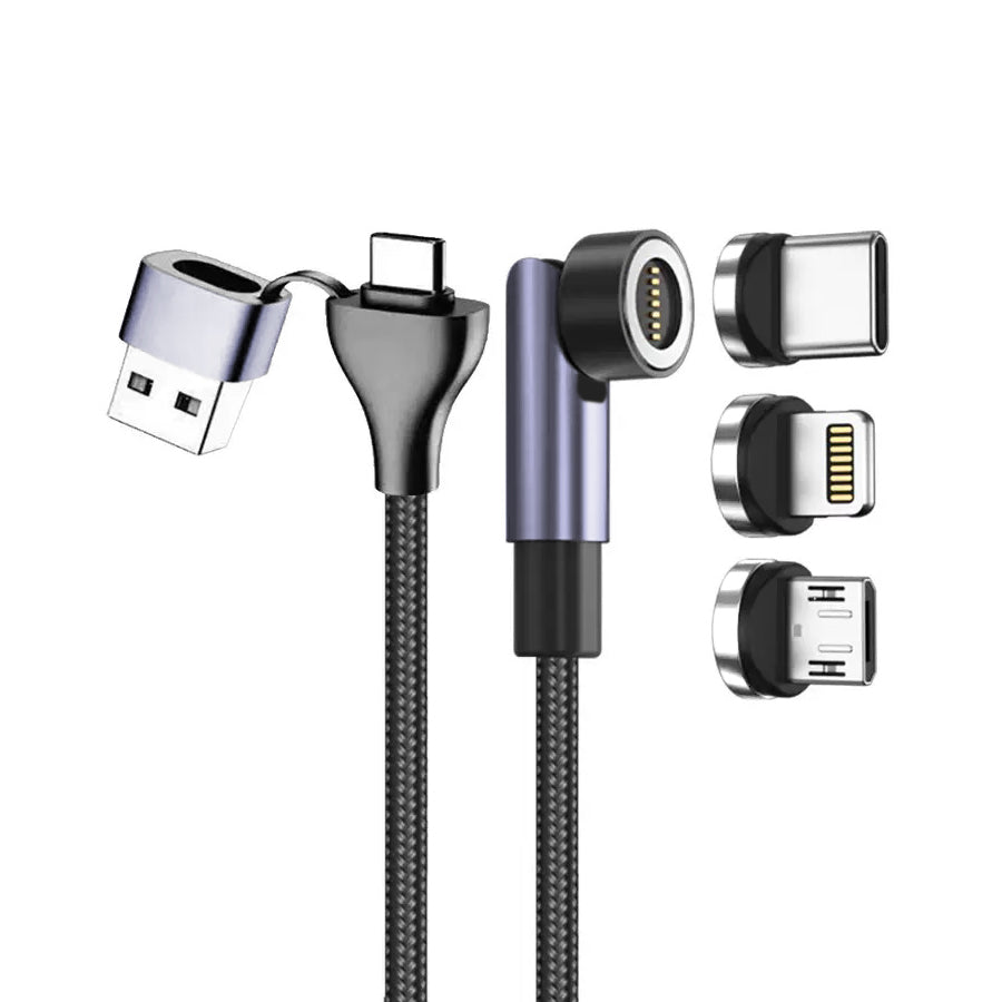 VCOM 3-in-1 Magnetic Charging Cable 1m