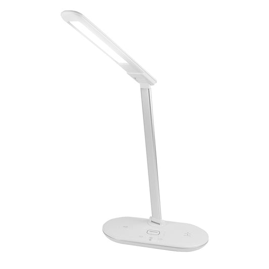 VCOM Wireless Charging LED Desk Lamp – 15W Qi Charging Base, Adjustable Lighting Modes, Foldable Design