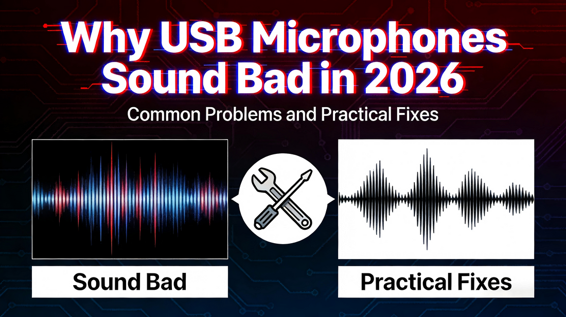 Why USB Microphones Sound Bad in 2026: Common Problems and Practical Fixes