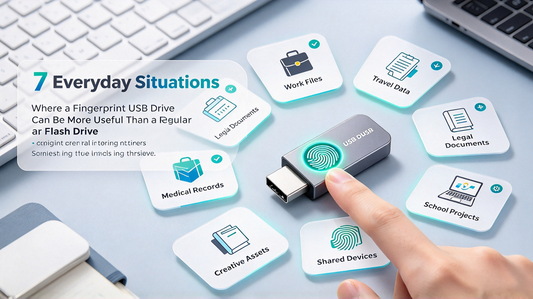 7 Everyday Situations Where a Fingerprint USB Drive Can Be More Useful Than a Regular Flash Drive