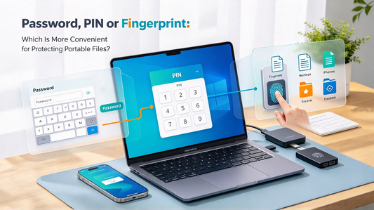 Password, PIN or Fingerprint: Which Is More Convenient for Protecting Portable Files?