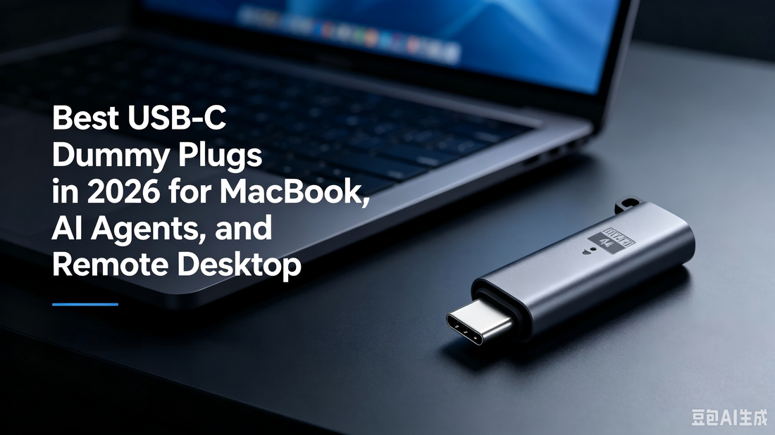 Best USB-C Dummy Plugs in 2026 for MacBook, AI Agents, and Remote Desktop