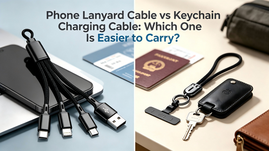 Phone Lanyard Cable vs Keychain Charging Cable: Which One Is Easier to Carry?