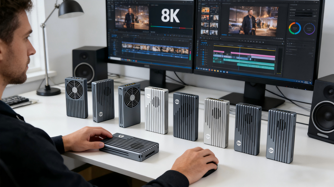 2026 Top 7 NVMe Enclosures with Fan: Best Picks for 8K Editing &amp; Heavy Workloads