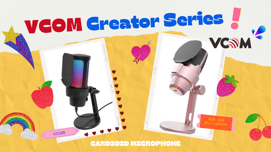VCOM Creator Series #01: Want to Start a Pro-Level Podcast or Stream? A Cardioid Microphone Is All You Need