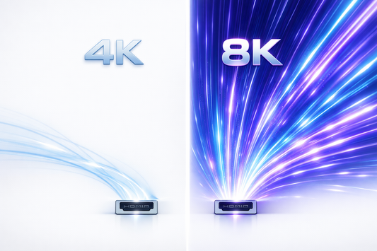 HDMI 2.1 vs HDMI 2.0: 8K HDMI Cable vs 4K — What’s the Real Difference and Which One Do You Actually Need?