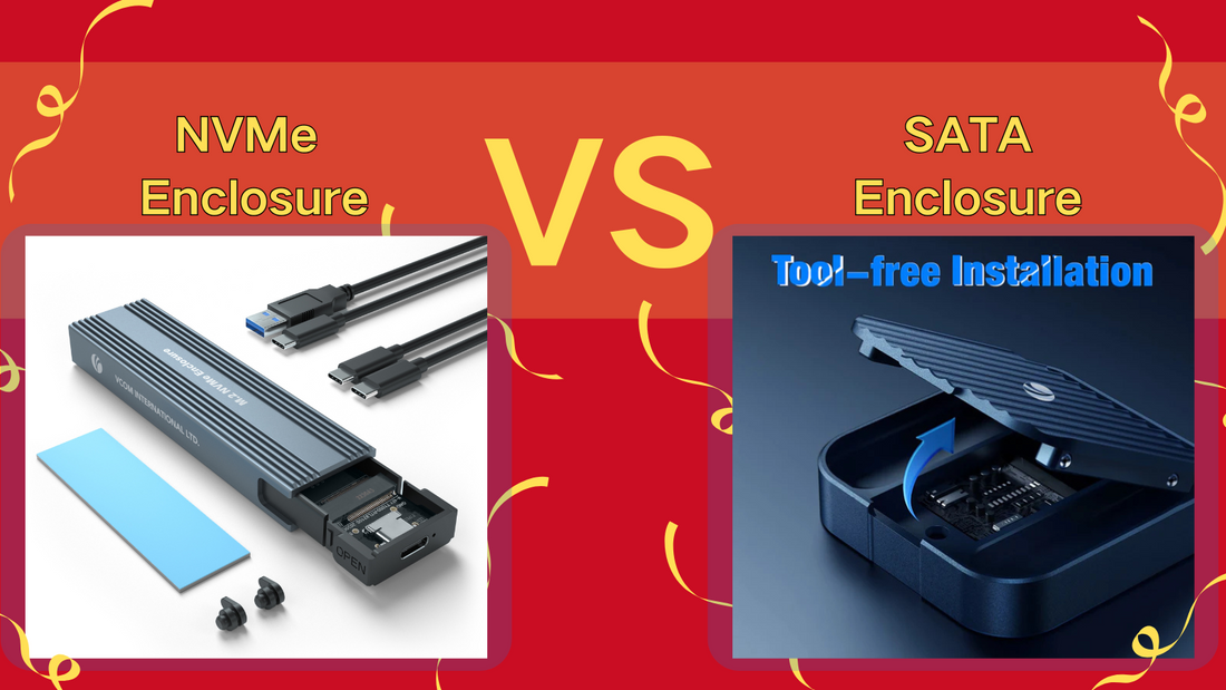 NVMe Enclosure vs SATA Hard Drive Enclosure: The Ultimate Comparison for Gamers, Creators, and Power Users