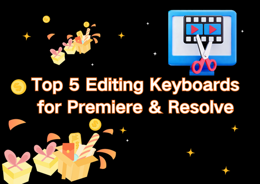 Top 5 Editing Shortcut Keyboards for Premiere Pro &amp; DaVinci Resolve (2026 Edition)