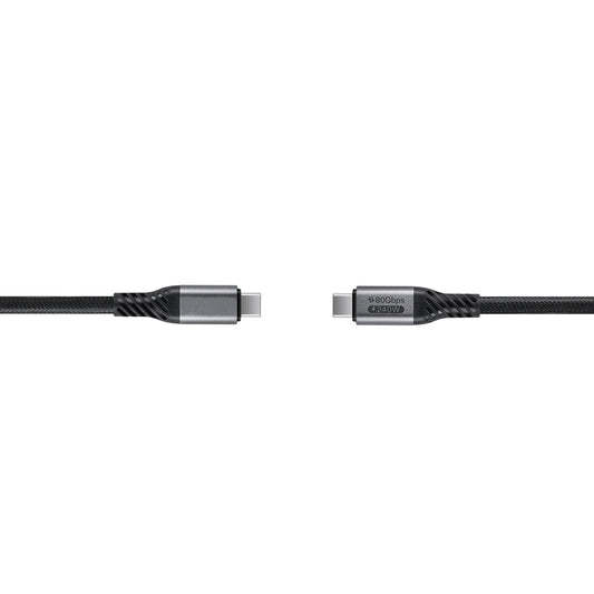 VCOM USB4 Type-C Cable – 80Gbps Data Transfer, 240W Fast Charging, 8K