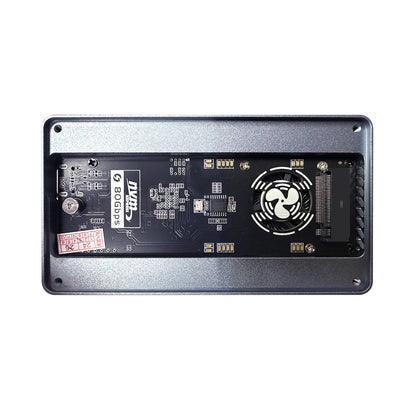 VCOM Thunderbolt 5 NVMe SSD Enclosure – 80Gbps M.2 2280 External Storage Case with Fan