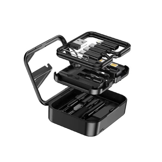VCOM Magnetic Wireless Charger with Cleaning Kit – 3-in-1 15W Fast Charging & Device Care Set