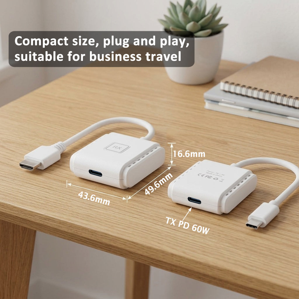 VCOM Wireless USB-C HDMI Extender DD545-TC