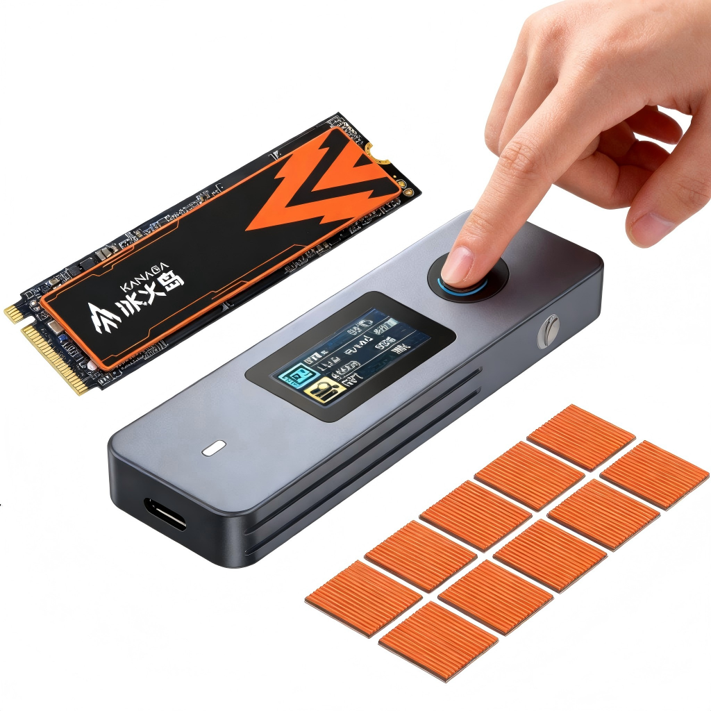 1TB SSD & Fingerprint Encrypted Enclosure