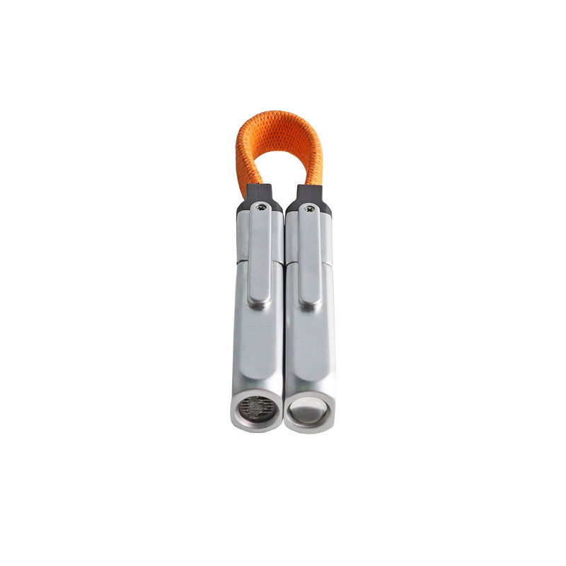VCOM 240W USB-C to USB-C Fast Charge Cable with Lightning Adapter & Portable Electric Lighter