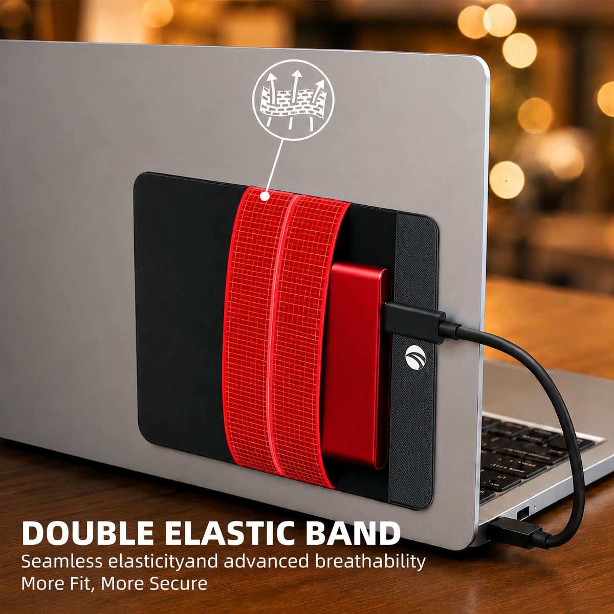 VCOM Laptop-Mounted Hard Drive Sleeve