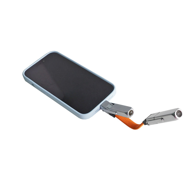 VCOM 240W USB-C to USB-C Fast Charge Cable with Lightning Adapter & Portable Electric Lighter