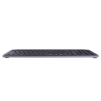 VCOM Ultra-Slim Wireless Keyboard (Bluetooth + 2.4G) – Full-Size 105-Key Rechargeable Keyboard with USB-C Charging, Compatible with Windows XP/7/8