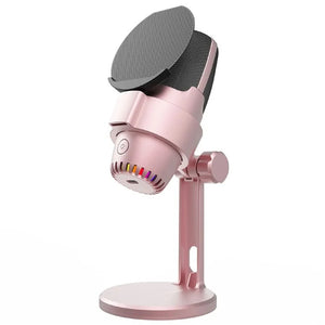 VCOM RGB USB Microphone-Pink