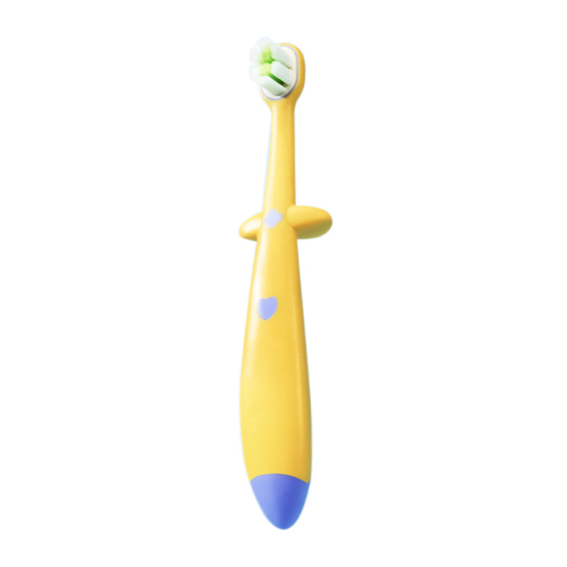 VCOM Youth Toothbrush Set for Ages 10–12 (4 Pack) – Ultra-Fine Antibacterial Bristles, Metal-Free Tufting Kids Toothbrush with TPE Soft Grip & Anti-Gag Safety Guard