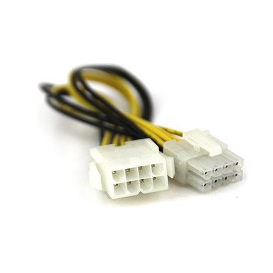 VCOM 12 inch 8 pin Male to 8pin Female power supply extension cable