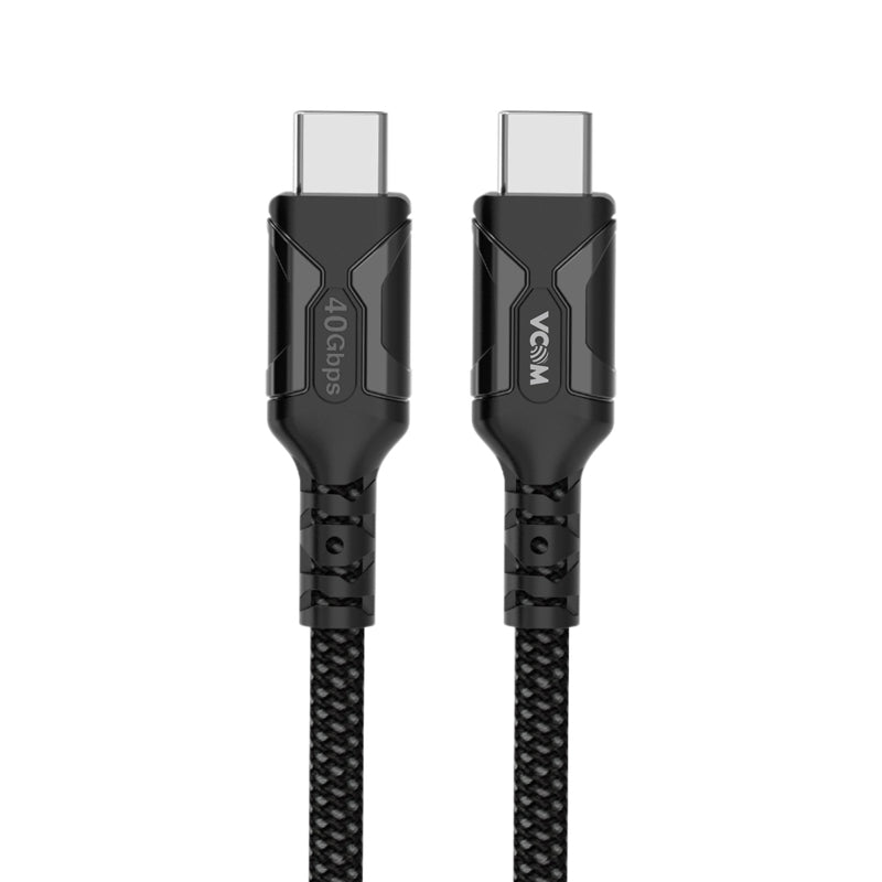 VCOM USB4 / Thunderbolt 4 Magnetic Coaxial Cable 240W, Self-Coiling USB-C Cable 40Gbps, 8K@60Hz Video, PD 3.1 Fast Charging