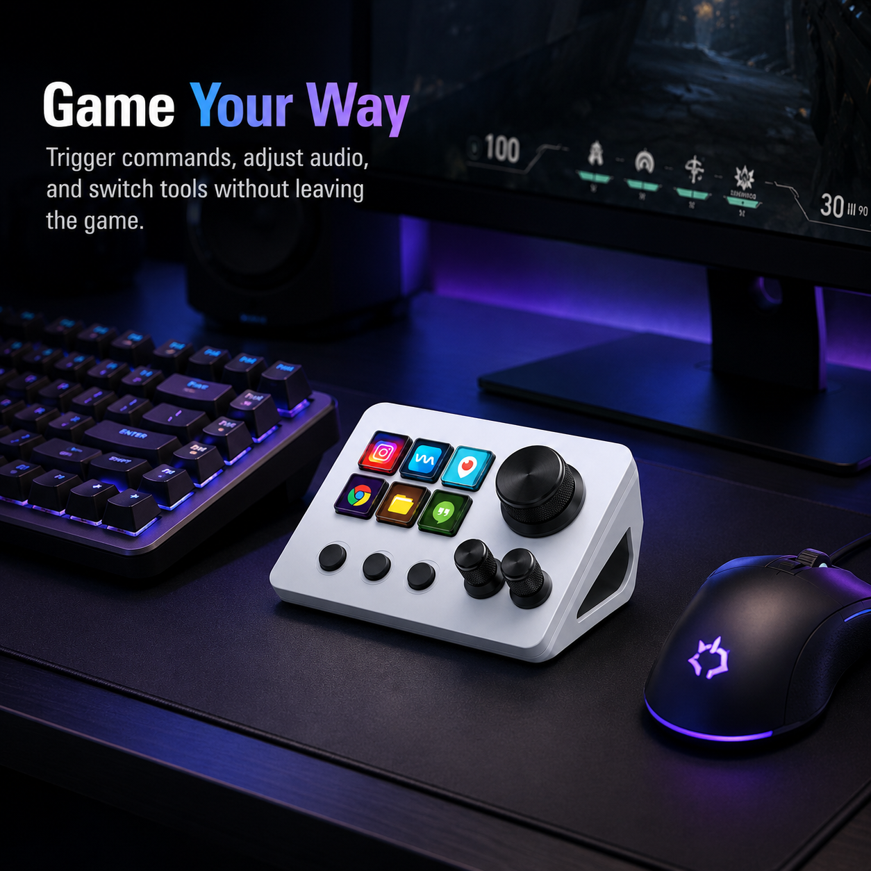 VCOM MBox N3 Macro Pad – компактная управляющая дека USB-C