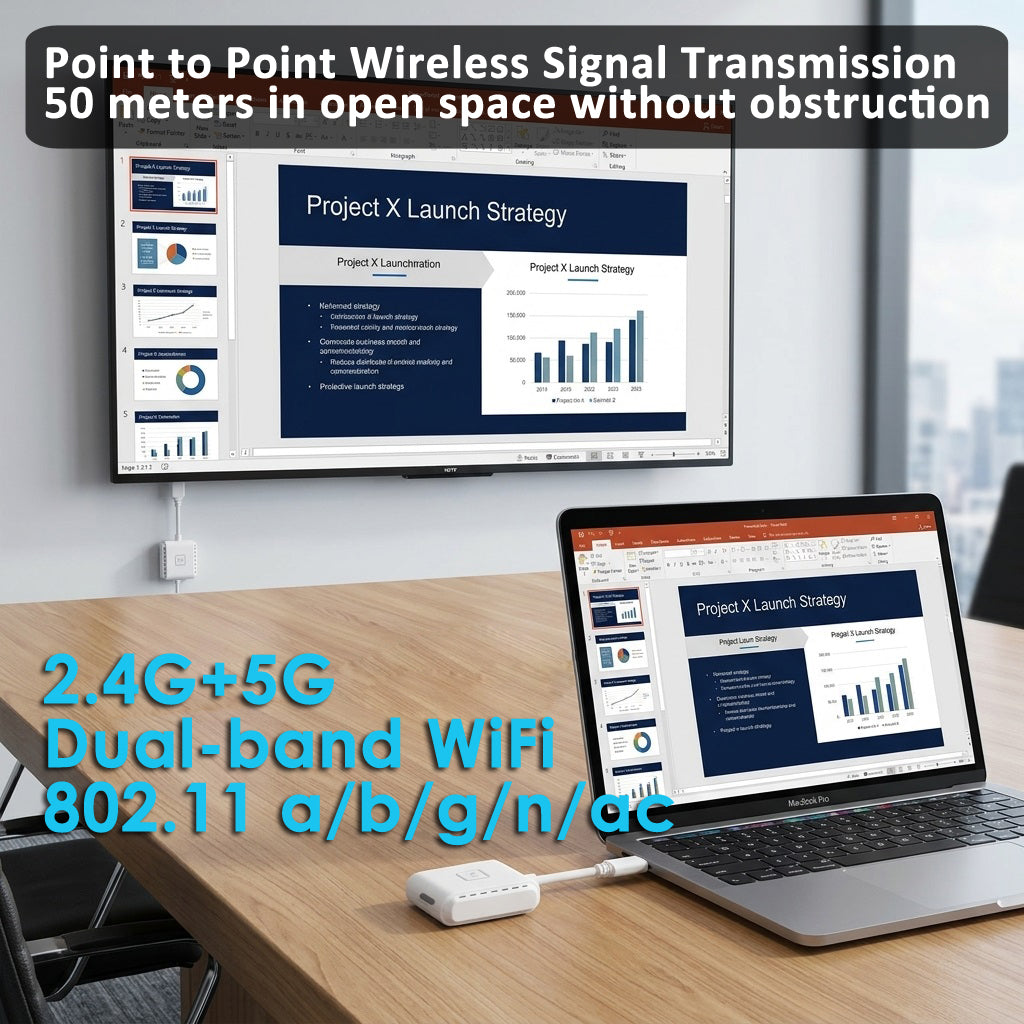 VCOM Wireless USB-C HDMI Extender DD545-TC