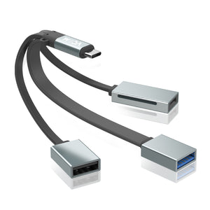VCOM 3-in-1 TF/SD Card Reade USB-C Hub