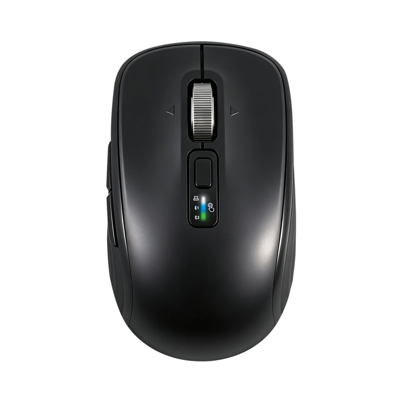 VCOM Quiet Wireless Mouse with MagSpeed Scroll Wheel – Bluetooth & 2.4G Multi-Device Mouse, Silent Click, 4-Way Metal Scroll, Adjustable DPI