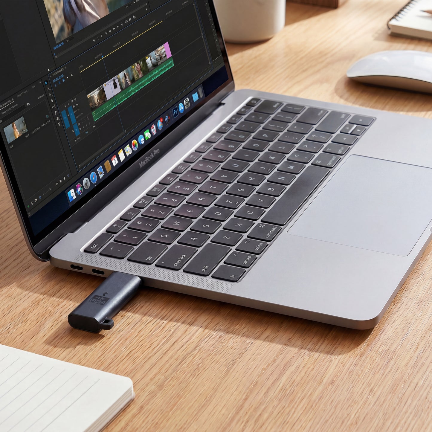 VCOM USB-C Virtual Display Adapter 4K@60Hz – Headless Dummy Plug for AI Agents, Remote Desktop & macOS Clamshell Mode
