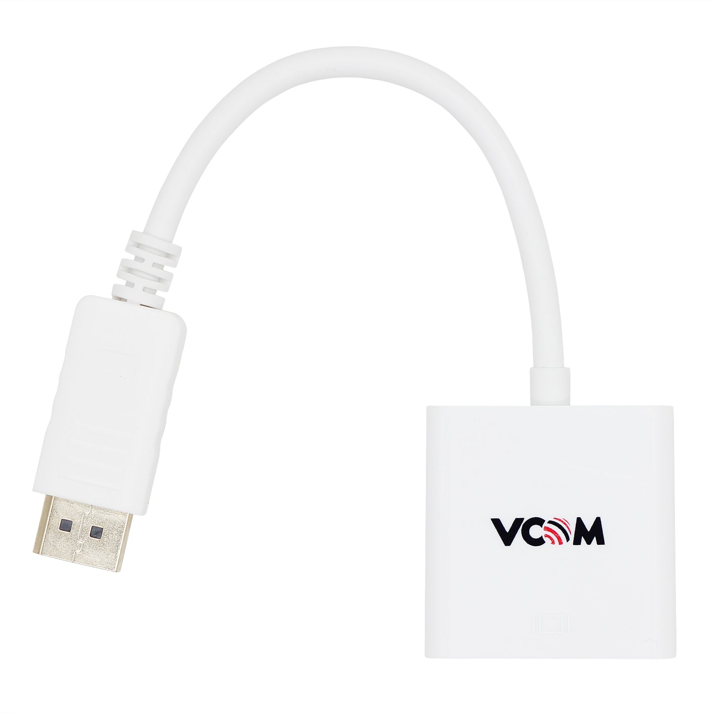 VCOM DisplayPort to DVI Cable 1080P – DP to DVI (24+5) Adapter Cable, Gold-Plated Connector, 1080P@60Hz / 2160P@24Hz