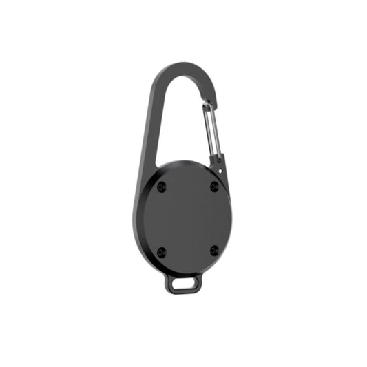 VCOM Aluminum Carabiner Tracker with Apple Find My Network, Bluetooth 5.3 Key Finder, Replaceable Battery, 80–100dB Alarm