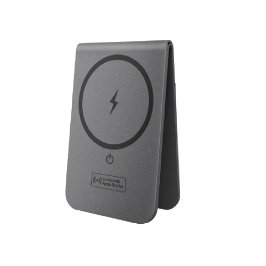 VCOM Magnetic Wallet Stand with Apple Find My Network, MagSafe Compatible Phone Wallet with Wireless Charging Tracker