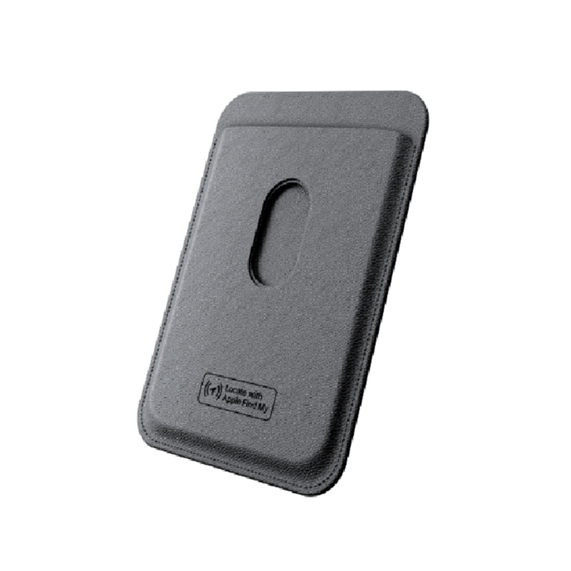 VCOM Magnetic Wallet with Apple Find My Network, MagSafe Compatible Smart Wallet Card Holder with Bluetooth Tracker and Rechargeable Battery