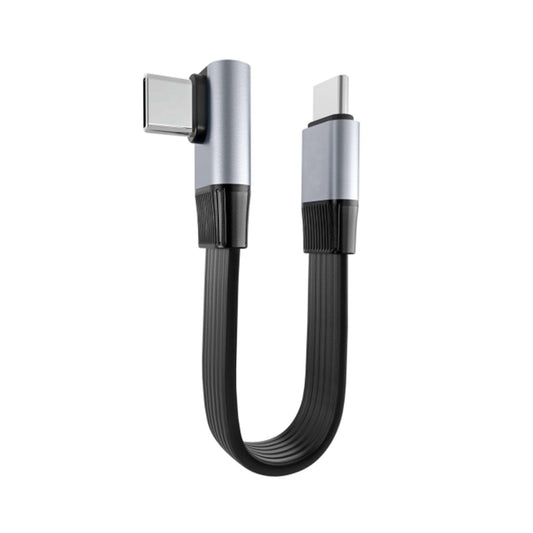 VCOM USB4 V2.0 240W Right-Angle USB-C Cable 0.13m/0.2m/0.8m/1.0m/1.2m/2.0m (80Gbps, 8K@60Hz)