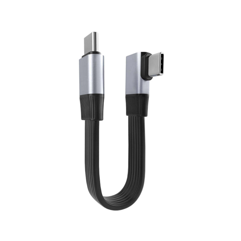 VCOM USB4 V2.0 240W L-Type USB-C Cable 0.13m/0.2m/0.8m/1.0m/1.2m/2.0m (80Gbps, 8K@60Hz)