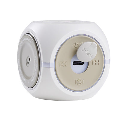 VCOM 360° Rotating Bluetooth Speaker with RGB Lights – Portable Wireless TWS Stereo Speaker