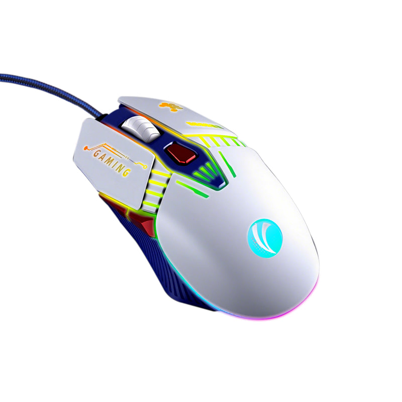 VCOM XFire Pro – Wired Gaming Mouse with 7 Buttons, RGB Lighting &amp; Programmable Macros